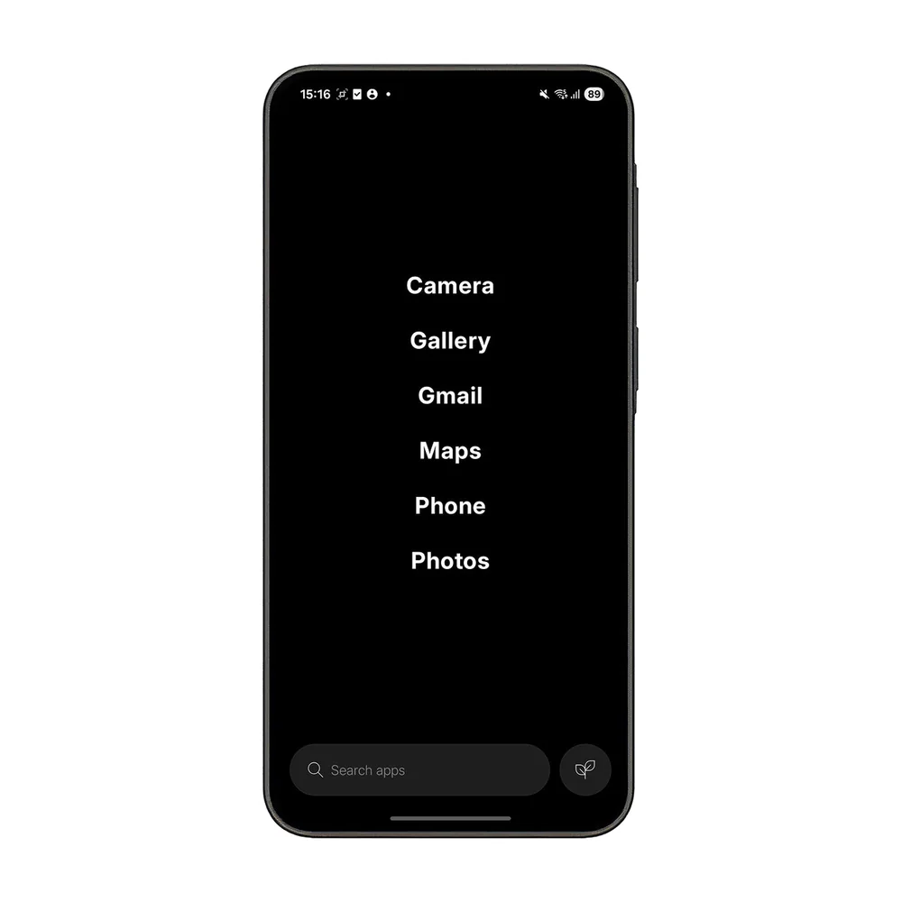 Balance Phone on a white background