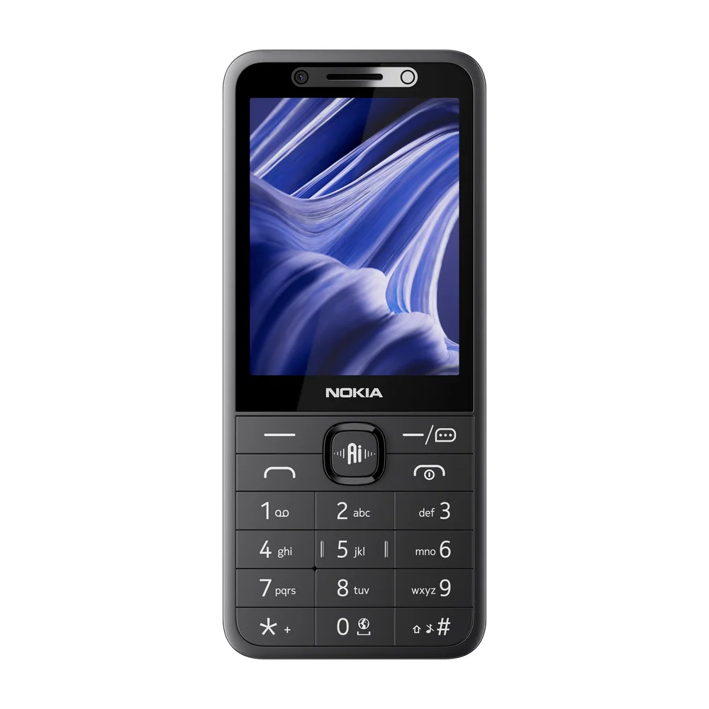 Nokia 215 4G 2nd Edition on a white background