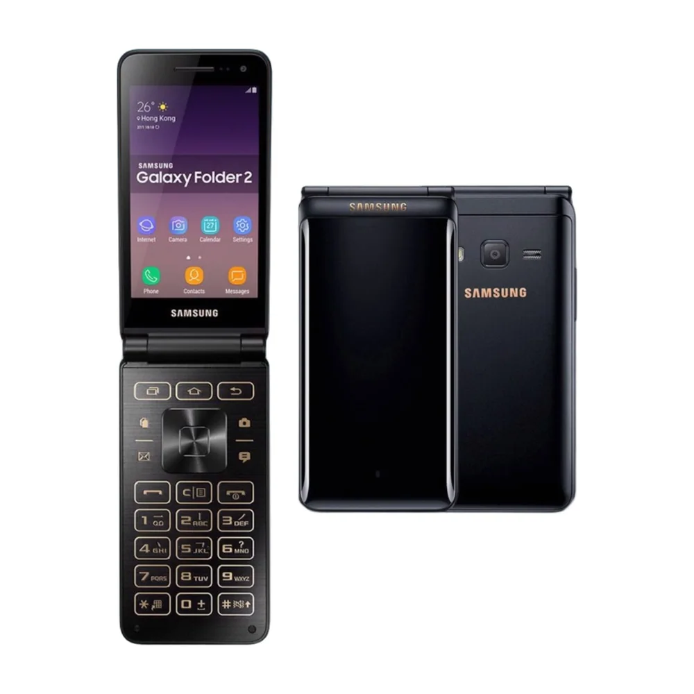 Samsung Galaxy Folder 2 on a white background