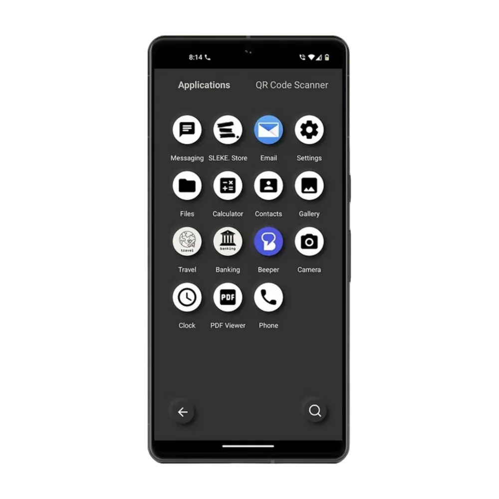 Sleke Phone on a white background